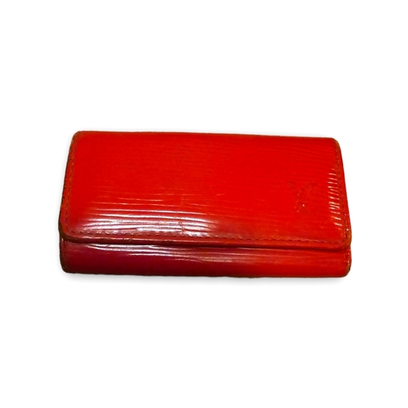 Louis Vuitton Handbags - Louis Vuitton Red Epi Key Holder 4 Key Multicles